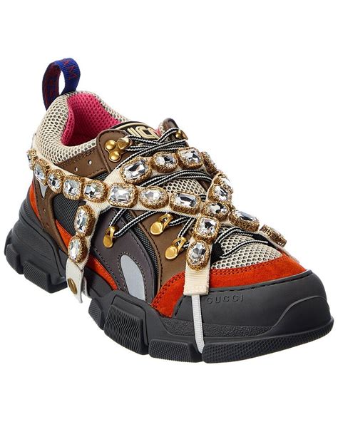 gucci flashtrek sneaker aus leder mit|gucci flashtrek boots dhgate.